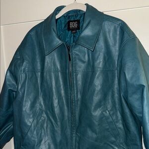 Urban Outfitters BDG Women’s Blue Leather Jacket